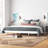 Henline King Solid Wood Platform Bed-2047643956