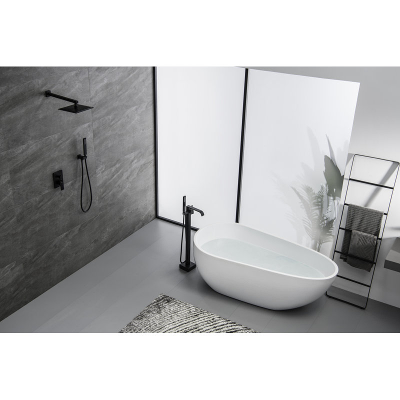 Valorie Dual Shower Head, Matte Black