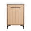 Base de meuble-lavabo avec lavabo, armoire de rangement avec portes, bois d'ingénierie-927656189