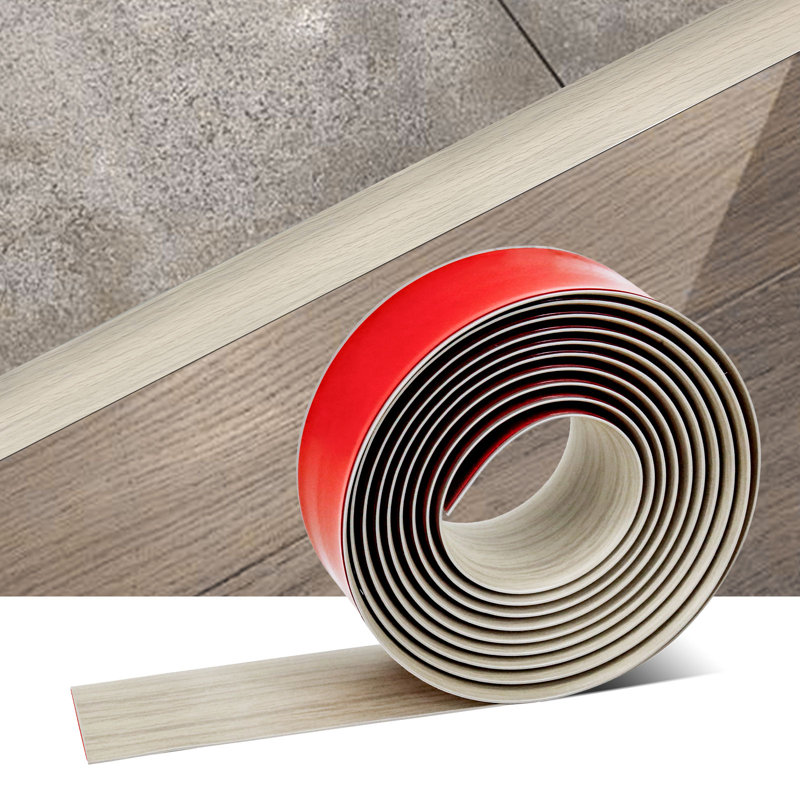 1.57 in. W x 10 ft. L Premium Self Adhesive Vinyl Transition Strip for Joining Floor Gaps, Floor Tiles