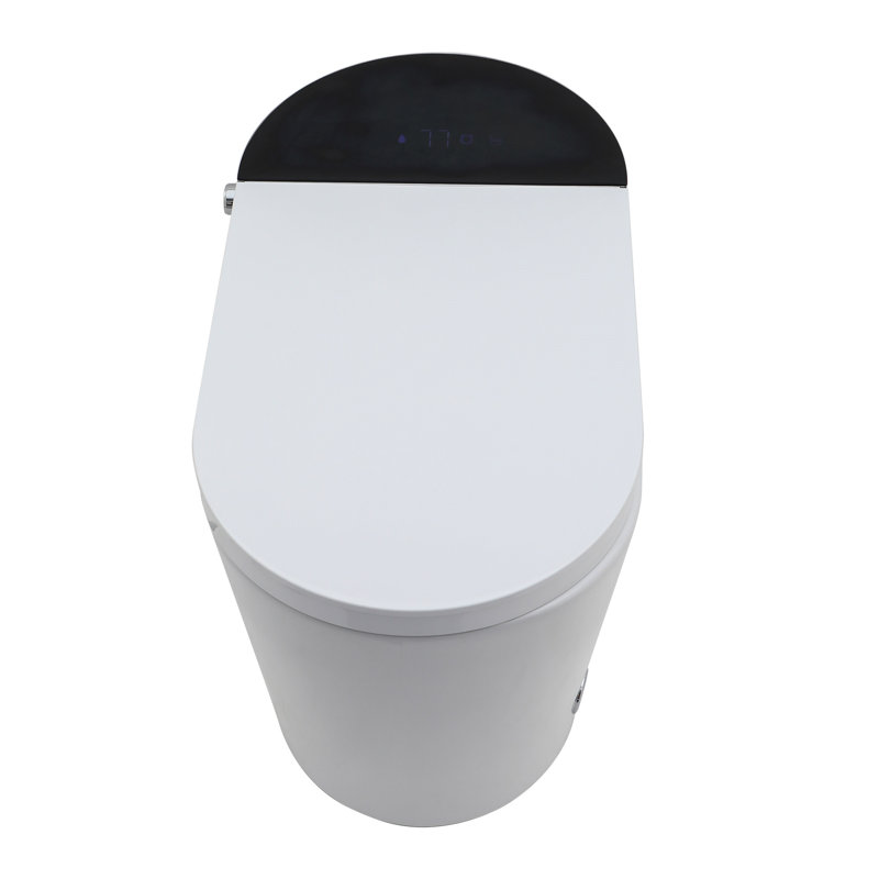 MONSFEST 1.28 Gallons GPF Elongated Bidet Toilet