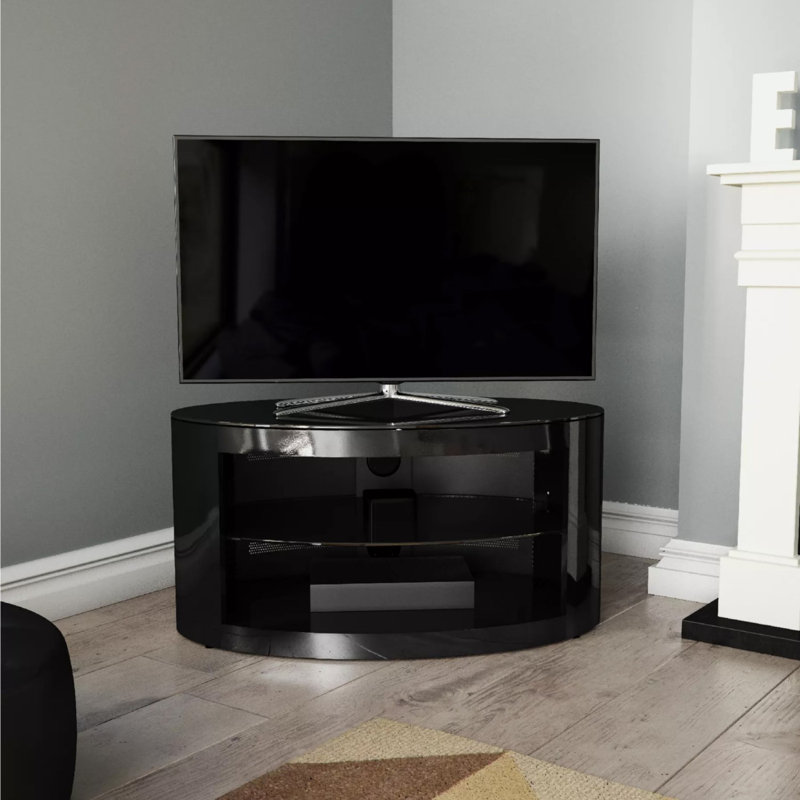 WST800BUCB Unfinished TV Stand for TVs up to 40", Gloss Black
