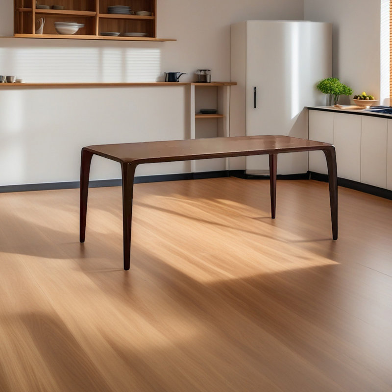 Table de salle à manger rétro élégante, H 29,52 po x L 70,86 po x l 35,43 po