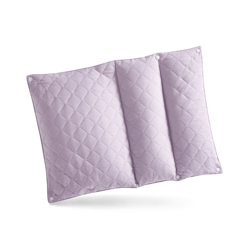 Purple Adjustable Multifunction Ergonomic Polyester Pillow