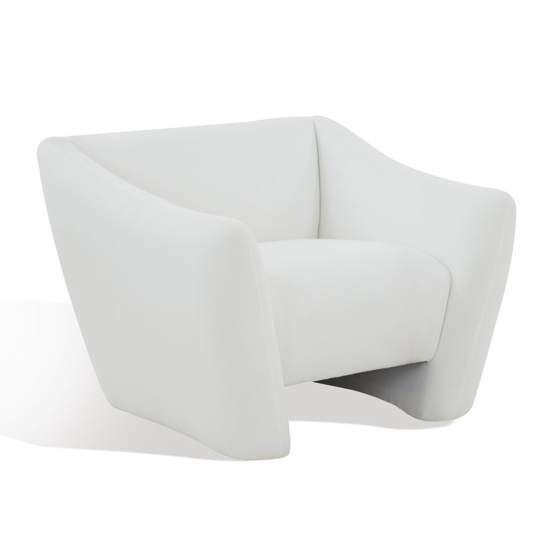 Fauteuil Vedra, 100% lin blanc