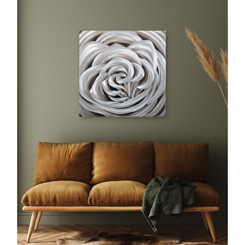 " The Silver Rose " Painting Print