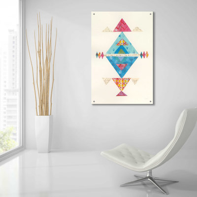 'Modern Abstract Design II' by Courtney Prahl, Acrylic Glass Wall Art, 12"x16"