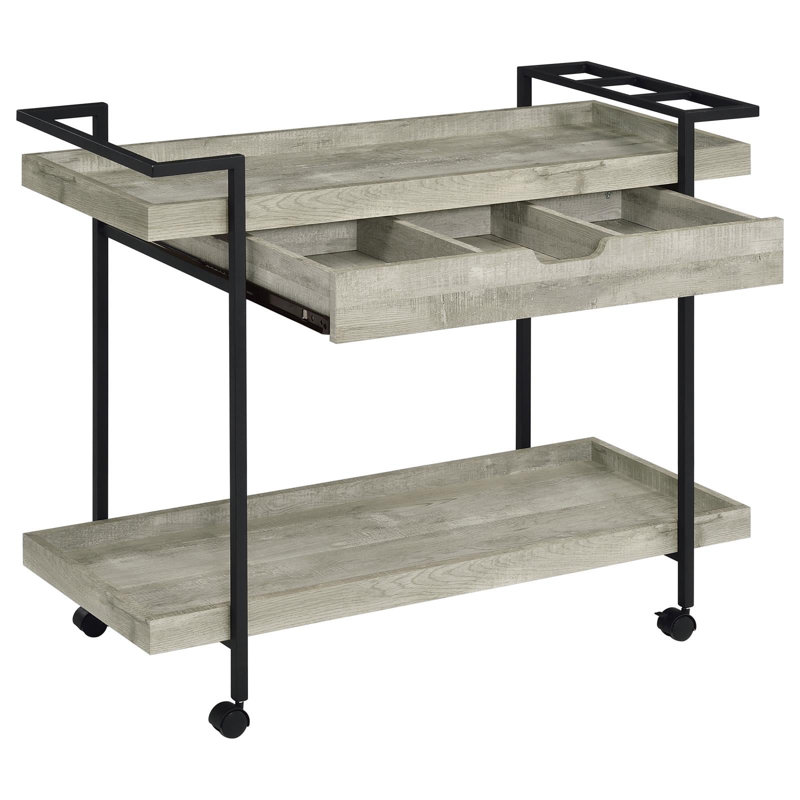 Perreira Metal Bar Cart