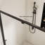 Porte de douche extensible à cadre réglable avec verre trempé transparent