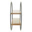 Simona 2 Piece Circle Metal Tiered Shelf