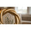 Cadre photo décoratif en résine avec nœud tressé, idéal pour la chambre et le salon - Cadre photo moderne pour l'entrée et le bureau - 15 cm, doré