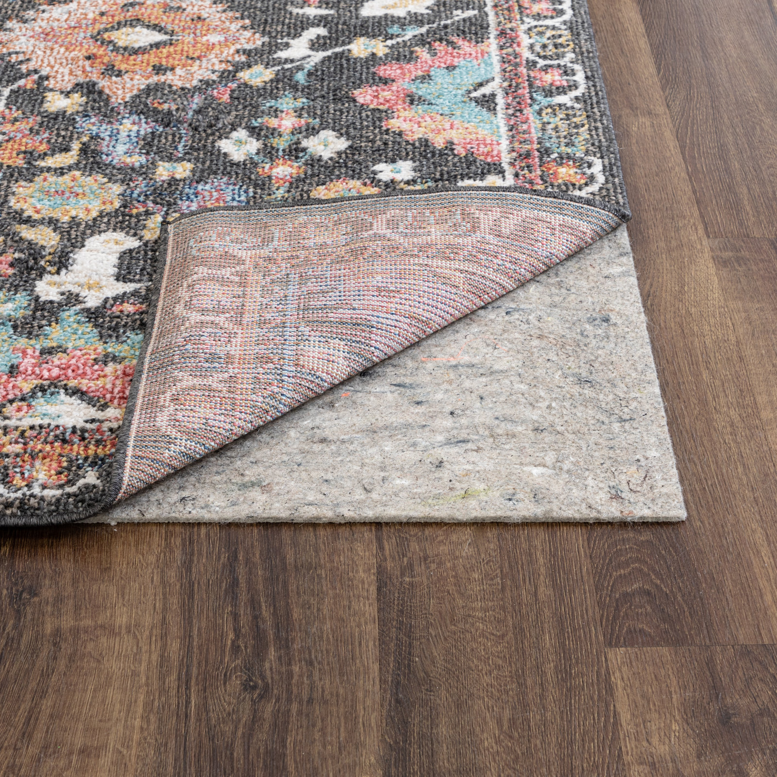 Bottorff Dual Surface 0.33" Non Slip Rug Pad, Rectangle 2' x 6'