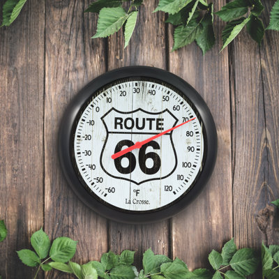 Thermomètre à cadran rond La Crosse Route66