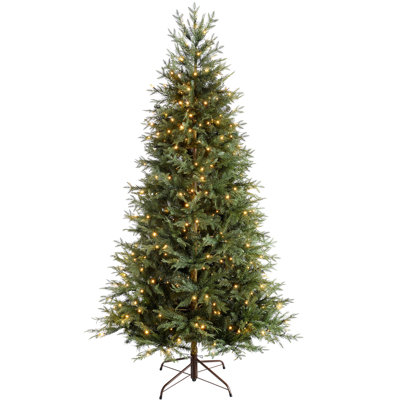 8.86' H Lighted Artificial Pine Christmas Tree