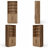 71“ Tall Bookcase With Doors, 7-Tier Bookshelf With Cabinet & Adjustable Shelves, Walnut