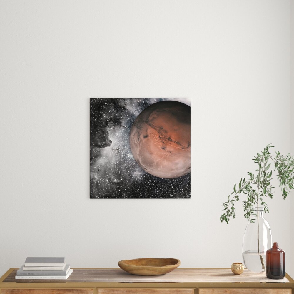 Leinwandbild Mars im Weltall