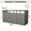 Rangement extérieur pour poubelle