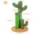 Road Cat Scratching Post Cactus Cat Scratcher Featuring With 3 Scratching Poles And Dangling Ball-Medium 23 Inches-2095802155
