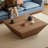 Creative minimal solid wood coffee table-110399656