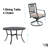 Alyah 4 - Person Patio Dining Set with Round Table , Cushions Included