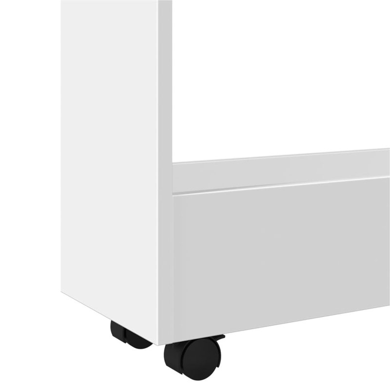 Narrow Serving Cart, White