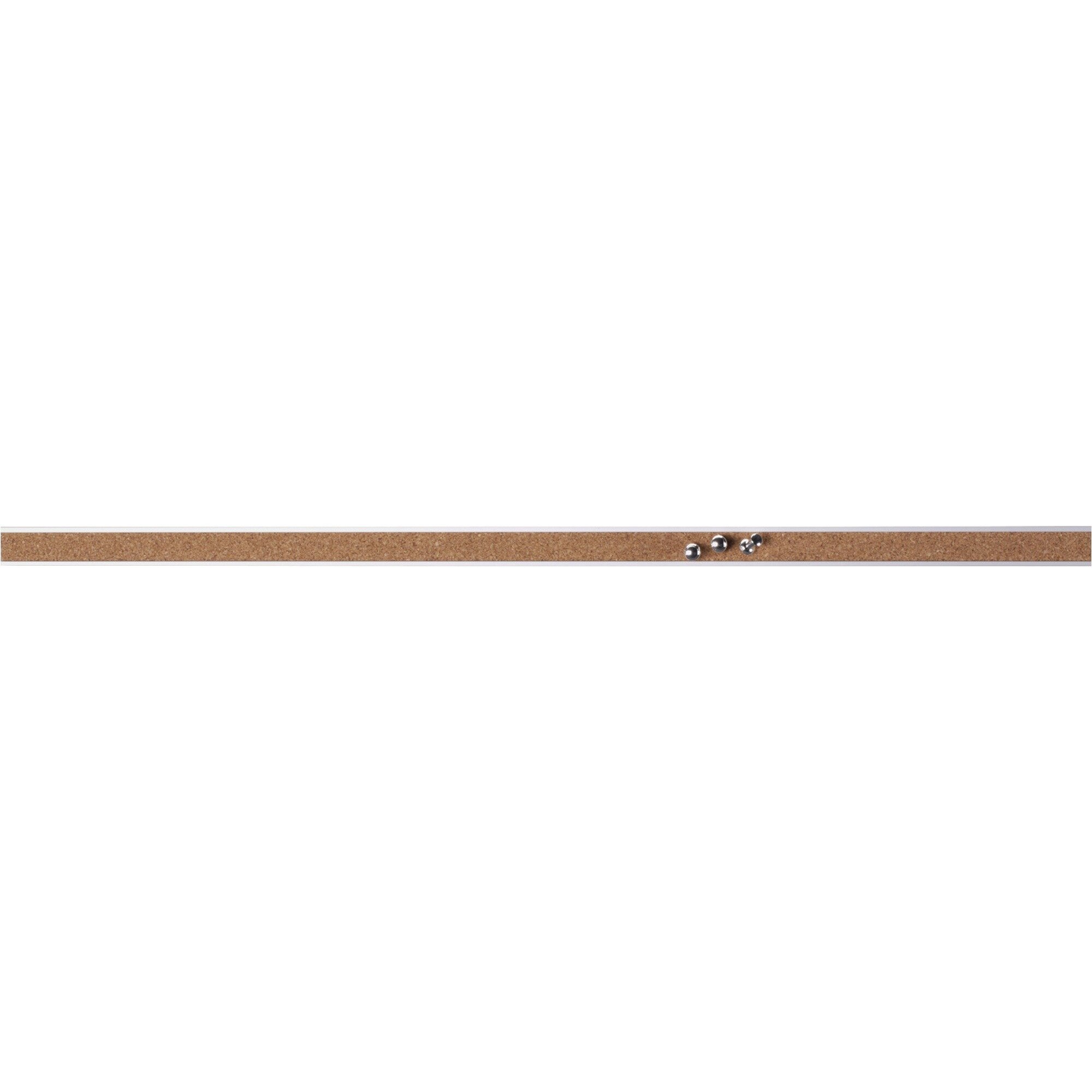 4-Foot Exhibit Rail - Cork Tack Strip for Whiteboards