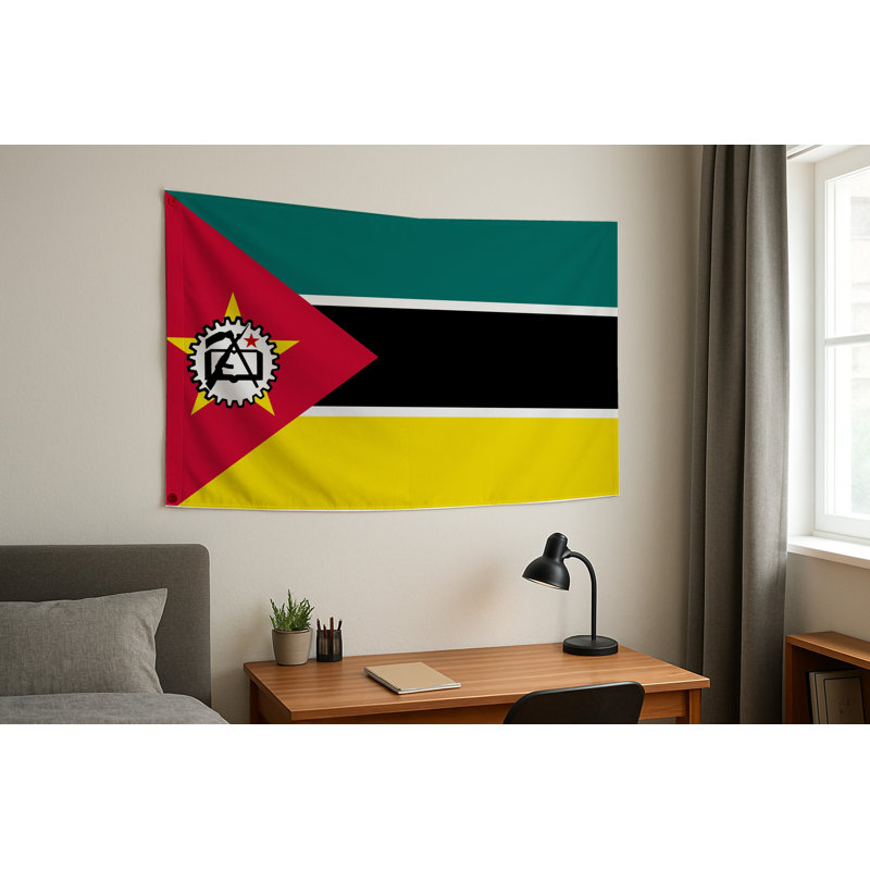 Drapeau du mozambique - drapeau