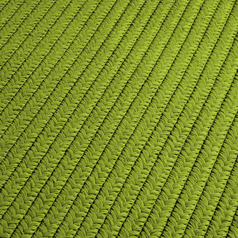 Tapis de couloir vert tressé Ashanti, Tapis de couloir 2 pi 4 po x 5 pi