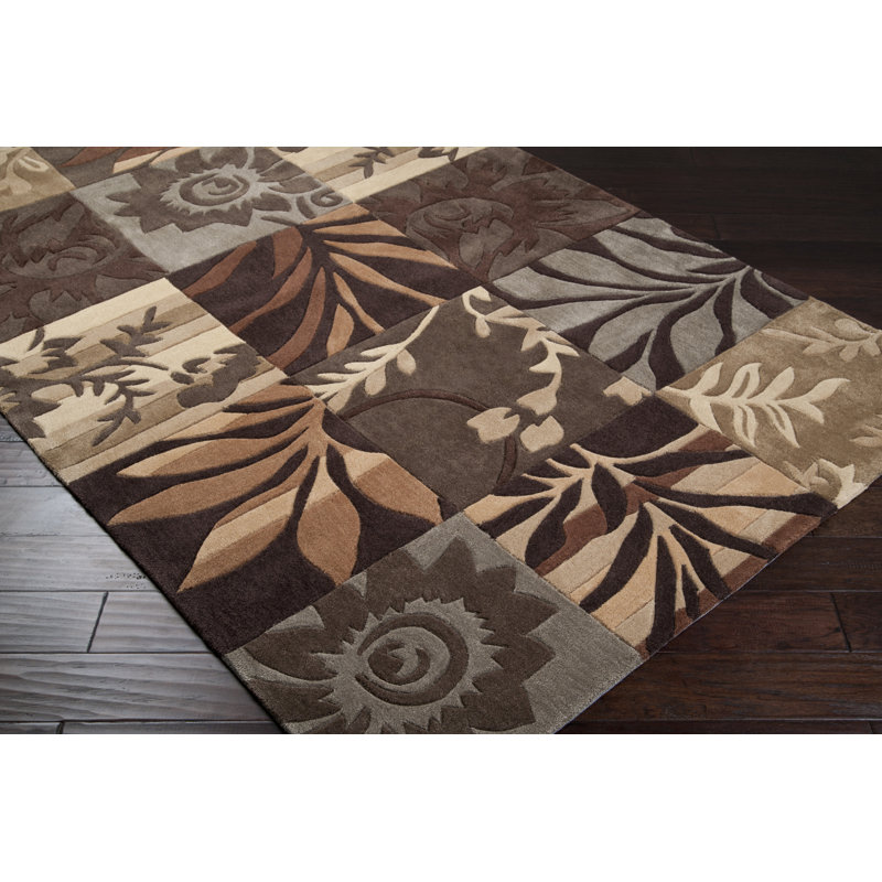 Anshuman Floral Indoor Rug, Rectangle 5' x 7'6"