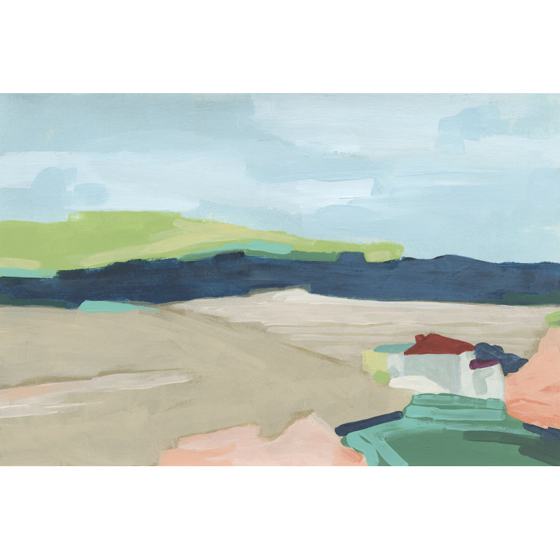 Colour Vista II by June Erica Vess - Wrapped Canvas Painting, Wrapped Canvas, 30 cm H x 46 cm W