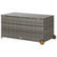 WFX Utility 120cm W 50L Water Resistant Wicker Deck Box with Wheels-943681602