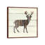 Woodland Deer 1 Piece Floater Frame Wall Art on Canvas-766091152-766091159
