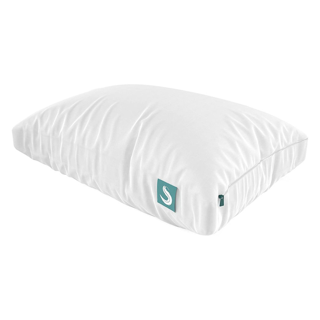 Sleepgram Bed Support Sleeping Pillow with Cover Contour 