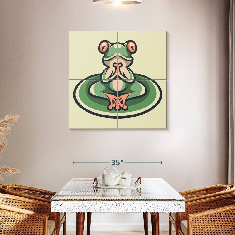 Drôle de grenouille Ketti, H 38 po x l 38 po