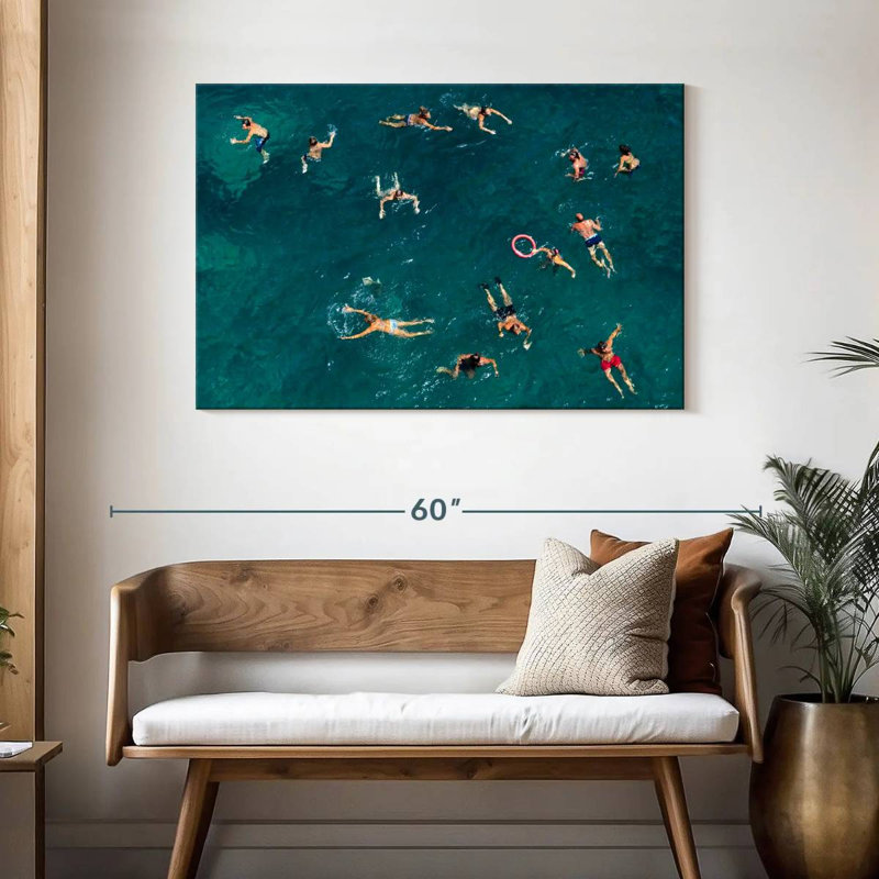 Blue water swim Sireci, H 30 po x l 45 po