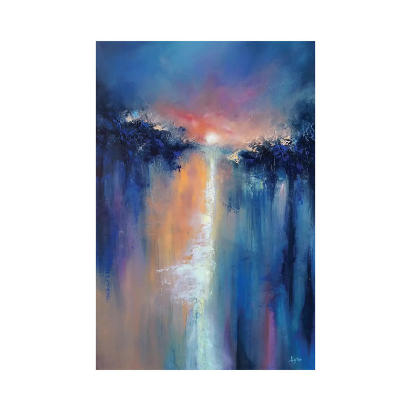 The Sun Is But A Morning Star by Christopher Lyter - Painting on Canvas, Wrapped Canvas, 45.72cm H x 20.32cm W x 1.91cm D