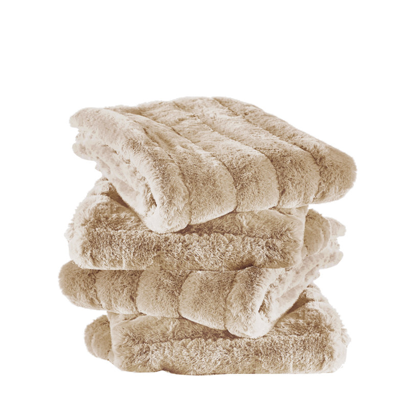 Super Mink Square Pillow Cover, Bleached Sand