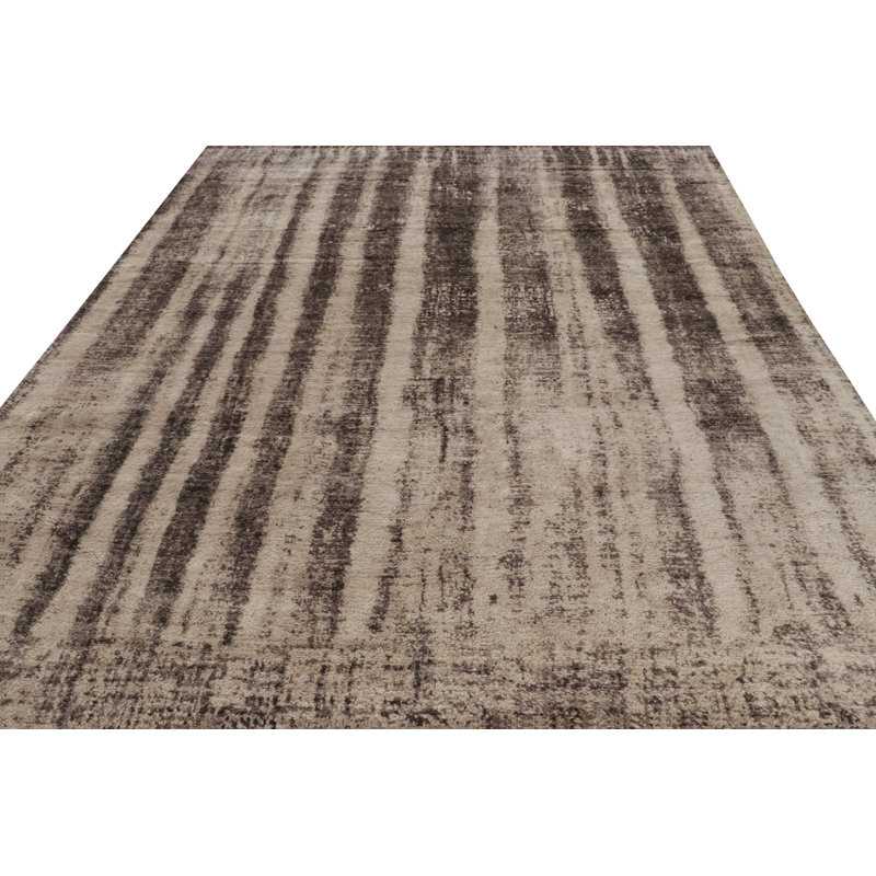 Rug & Kilim’S Modern Rug With Beige-Brown Abstract Patterns
