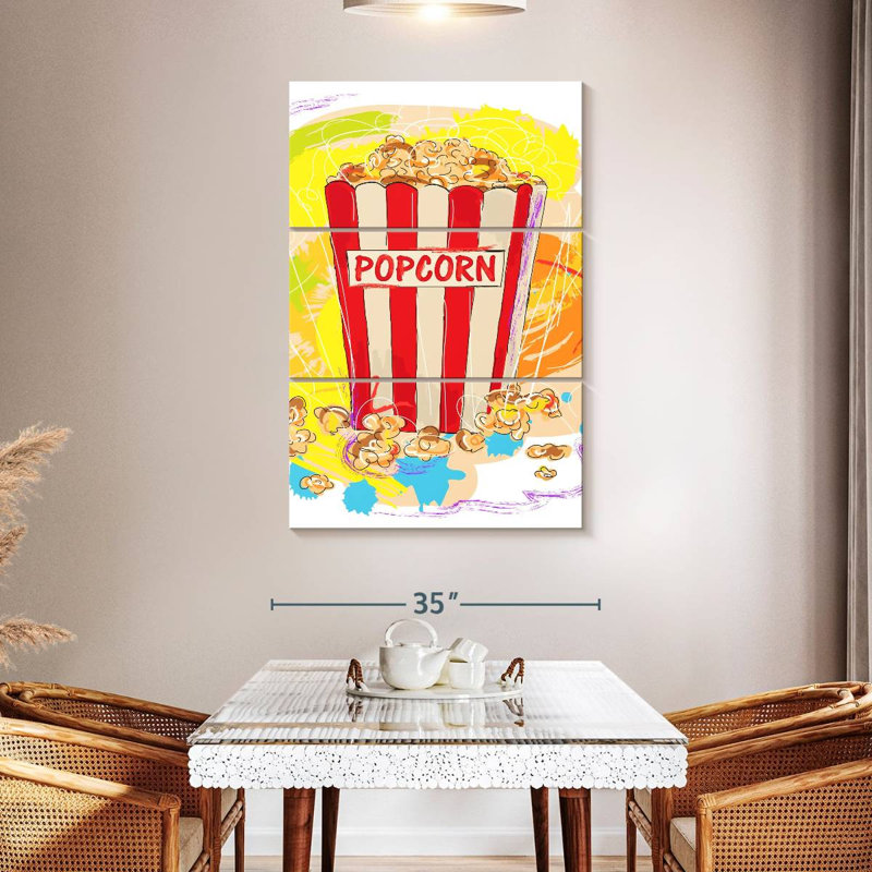 Yarlin Popcorn, 50" H x 32" W