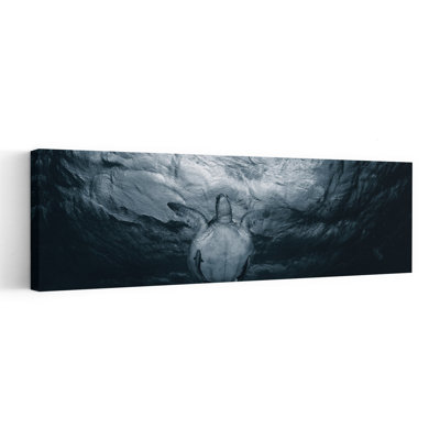 «Graceful Ocean Turtle» Peaceful Tranquil Contemporary