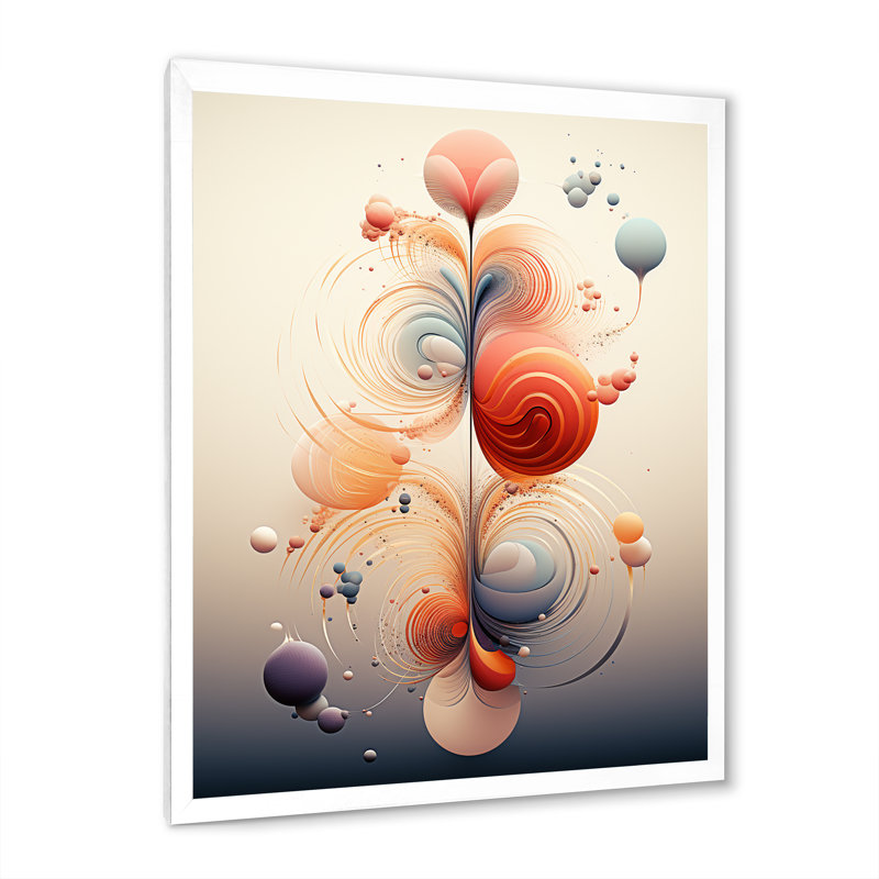 Metamorphosis Interior Design Retrofuturistic sur toile, H 32 po x l 16 po x P 1 po, Cadre simple blanc