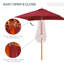 Cyr 200cm X 150cm Rectangular Market Parasol-1281267056