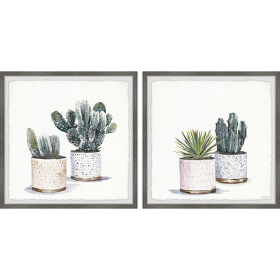Diptyque de cactus congelé