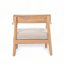 Fauteuil de patio extérieur en bois d'acacia