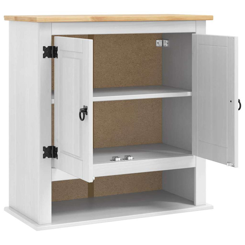 Solid Wood Wall Bathroom Cabinet