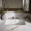 Iron Plains Trough Rectangle Dual Mount Bathroom Sink with Overflow-27173369