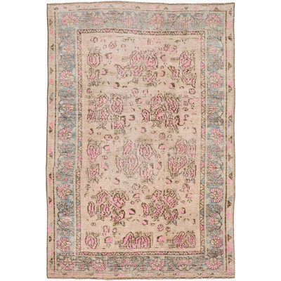 Antique One of a Kind One-of-a-Kind 4'3" x 6'4" Area Rug