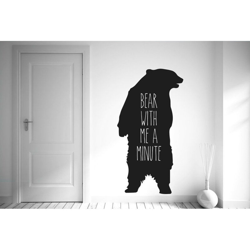 Animals Wall Decal, Black