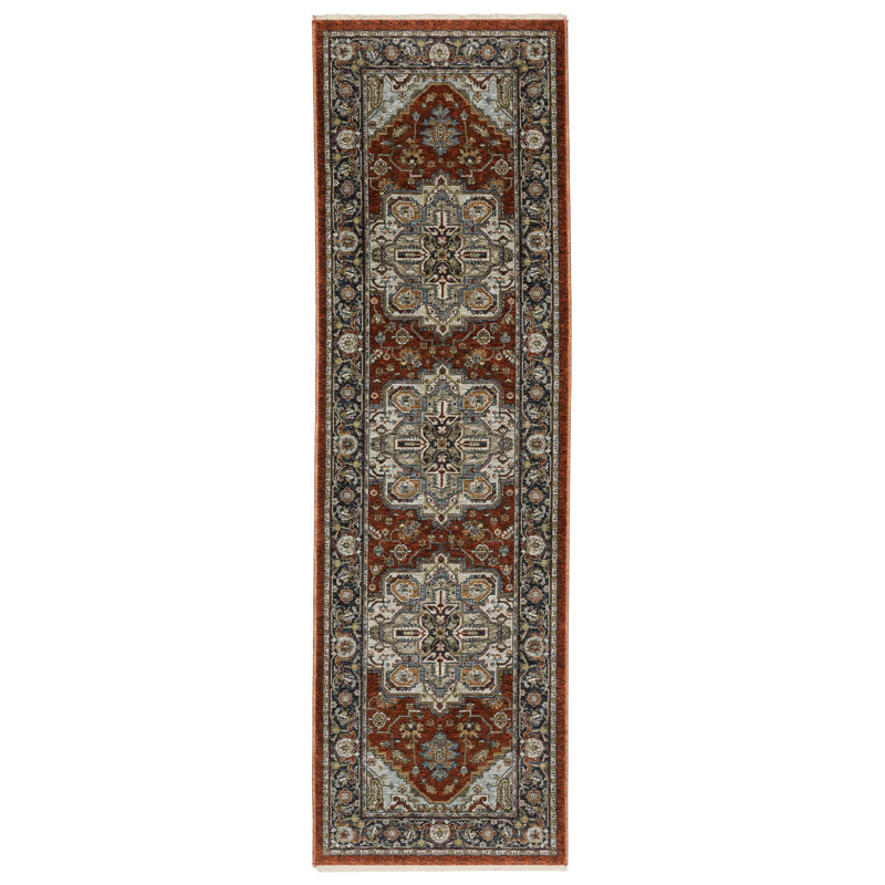 Hovis Oriental Indoor Rug, Runner 2'3" x 7'6"