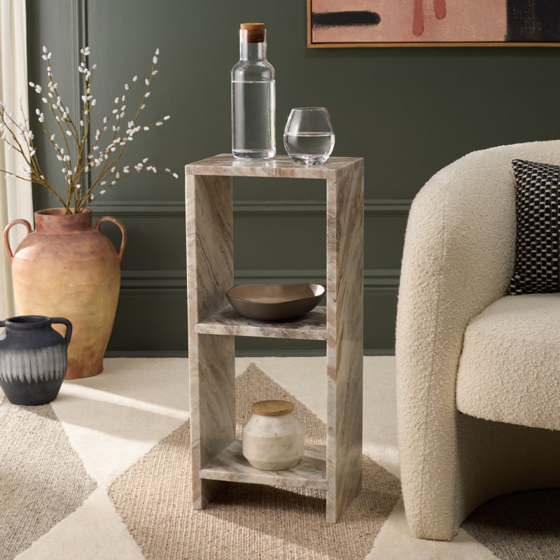 Table d'appoint en marbre Tristin